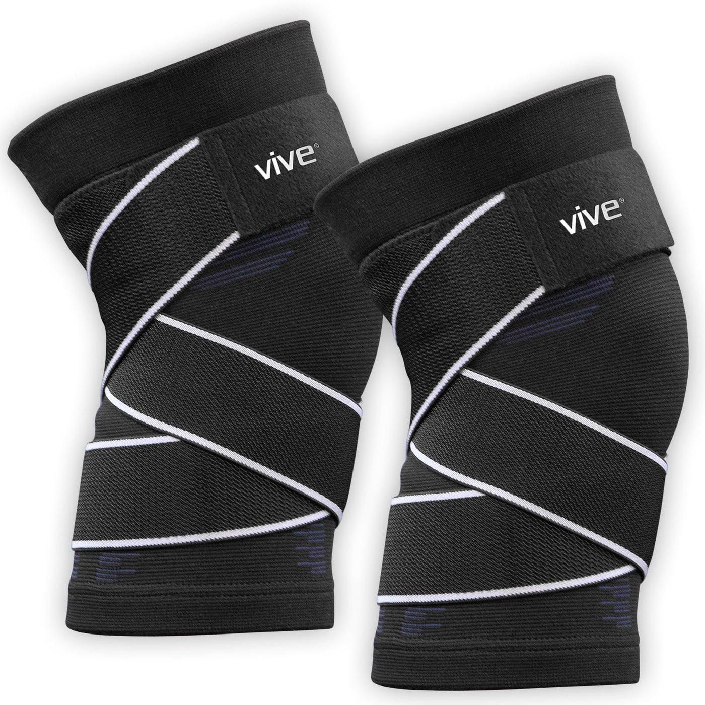 StrideRange Knee Compression Sleeves — 2 Pack