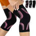 Compression knee sleeves worn on both knees